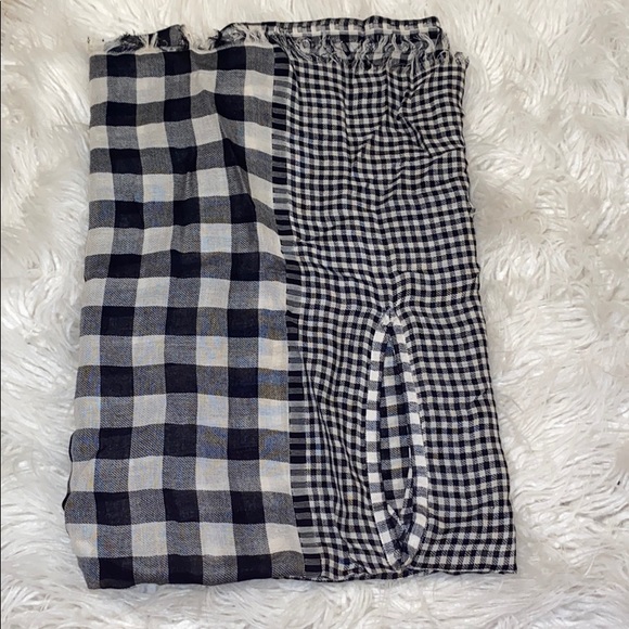 NWT Madewell Plaid Checkered Gingham Scarf Cape - Picture 4 of 8